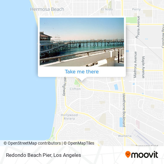 Redondo Beach Pier map