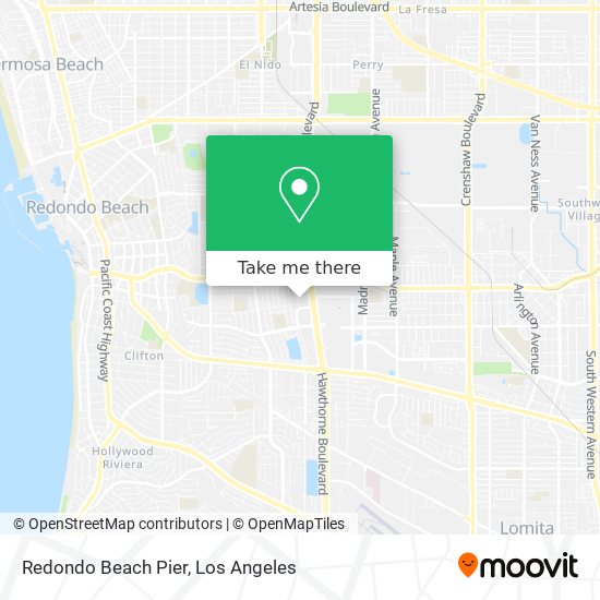 Mapa de Redondo Beach Pier