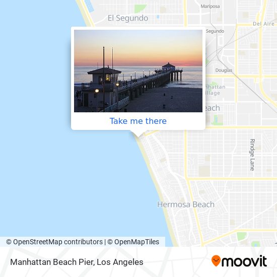 Mapa de Manhattan Beach Pier