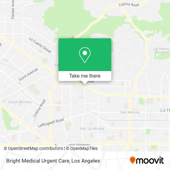 Mapa de Bright Medical Urgent Care