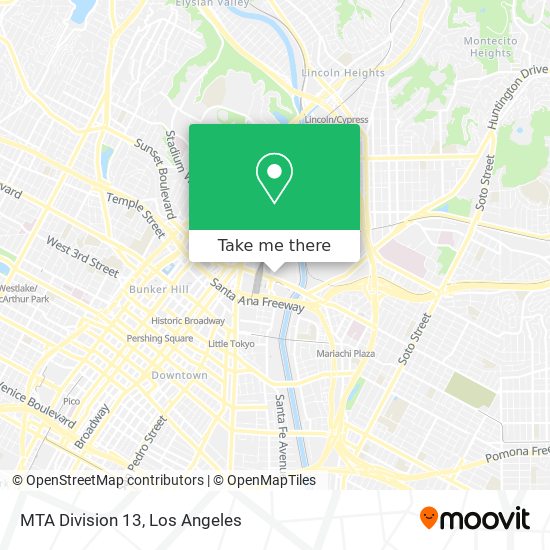Mapa de MTA Division 13