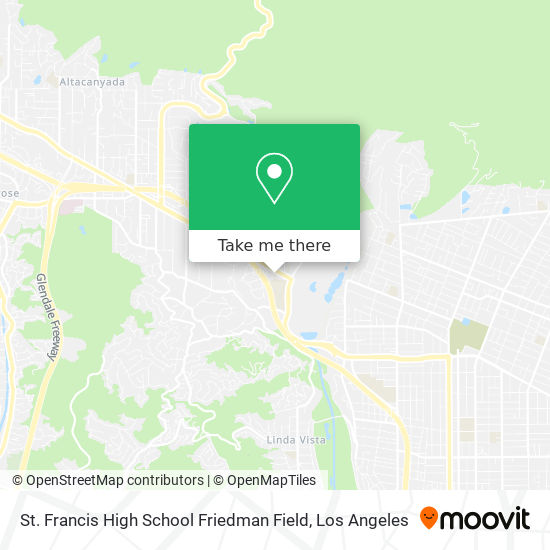 Mapa de St. Francis High School Friedman Field