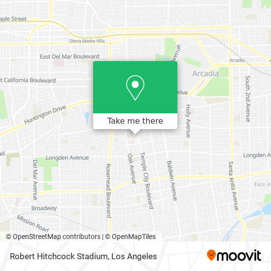 Robert Hitchcock Stadium map