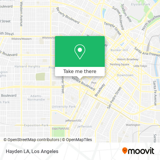 Mapa de Hayden LA