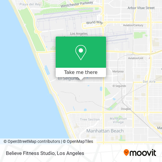 Believe Fitness Studio map