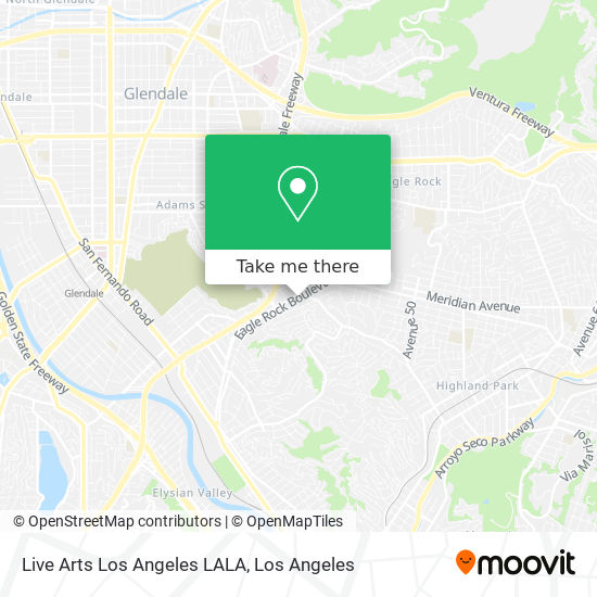 Live Arts Los Angeles LALA map