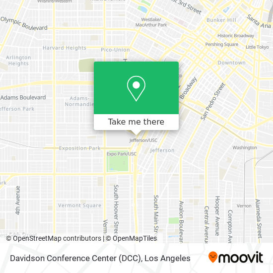 Mapa de Davidson Conference Center (DCC)