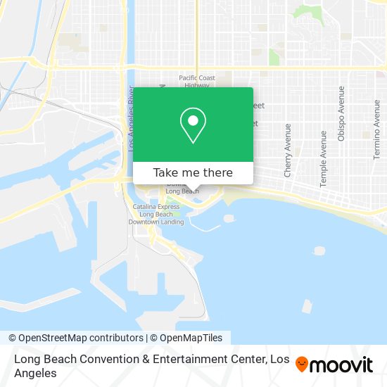 Mapa de Long Beach Convention & Entertainment Center