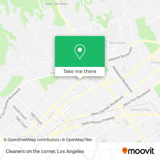 Cleaners on the corner map