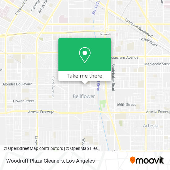 Woodruff Plaza Cleaners map