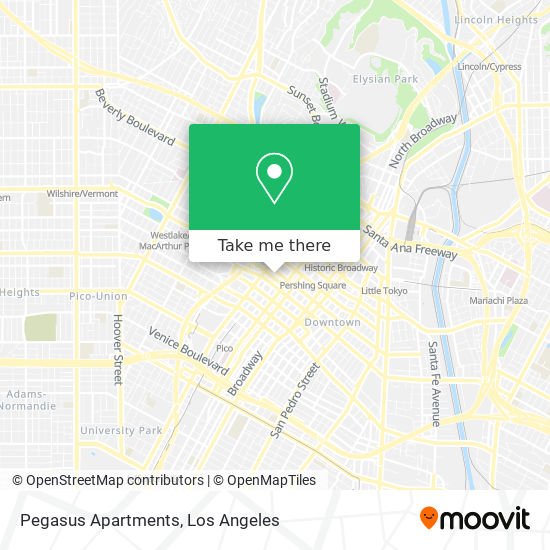 Pegasus Apartments map
