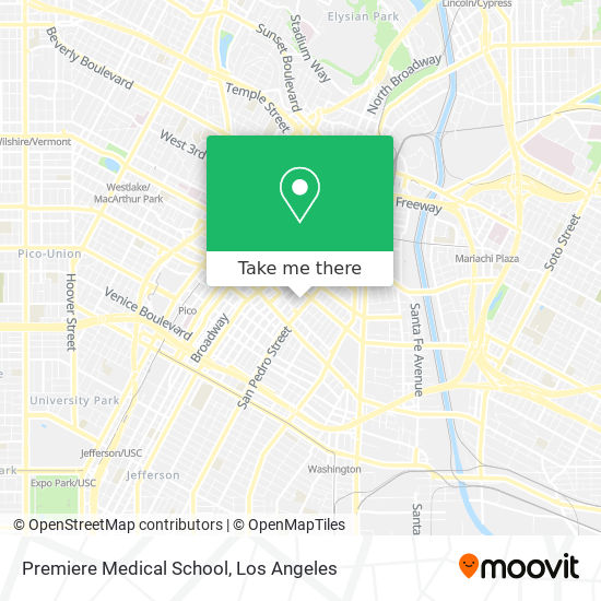 Mapa de Premiere Medical School