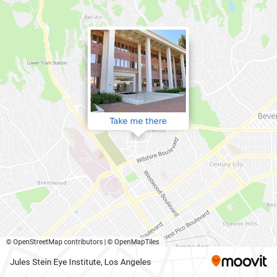 Mapa de Jules Stein Eye Institute