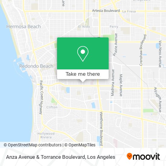 Anza Avenue & Torrance Boulevard map