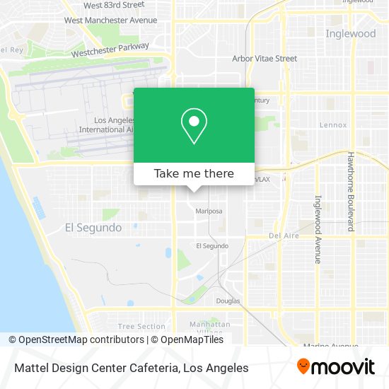 Mattel Design Center Cafeteria map