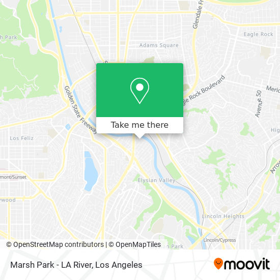 Marsh Park - LA River map
