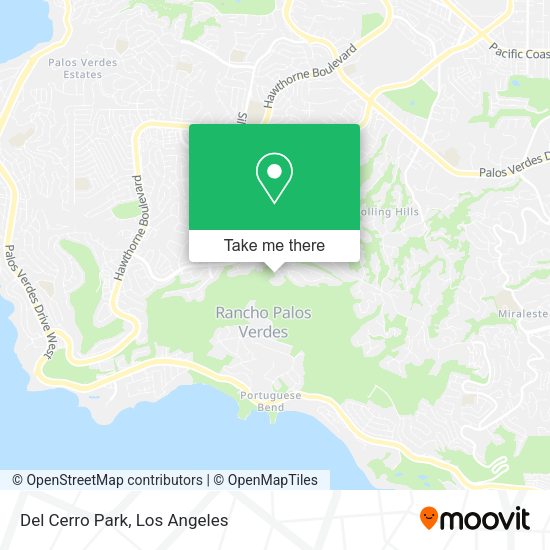 Del Cerro Park map