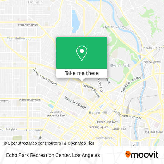 Mapa de Echo Park Recreation Center