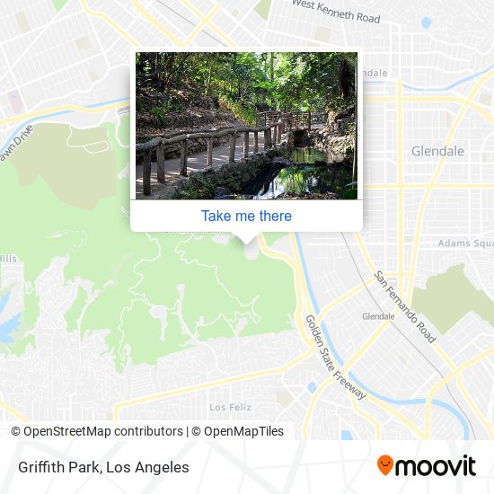 Mapa de Griffith Park