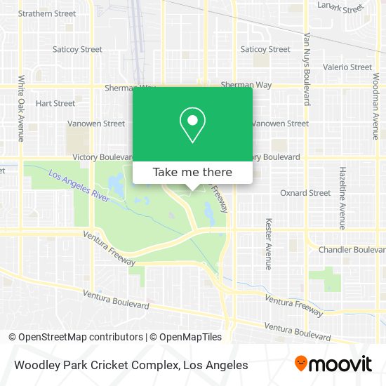 Mapa de Woodley Park Cricket Complex