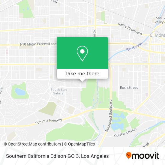 Mapa de Southern California Edison-GO 3