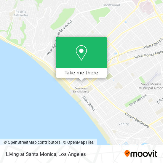 Mapa de Living at Santa Monica