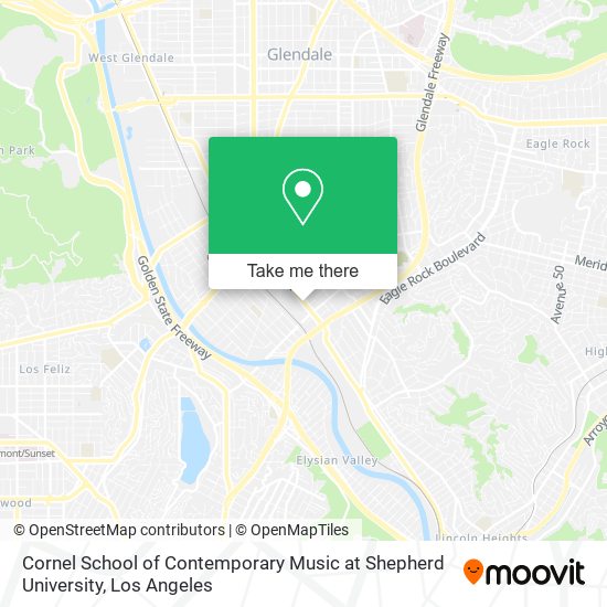 Mapa de Cornel School of Contemporary Music at Shepherd University