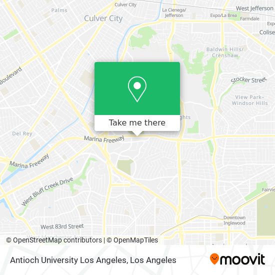 Antioch University Los Angeles map