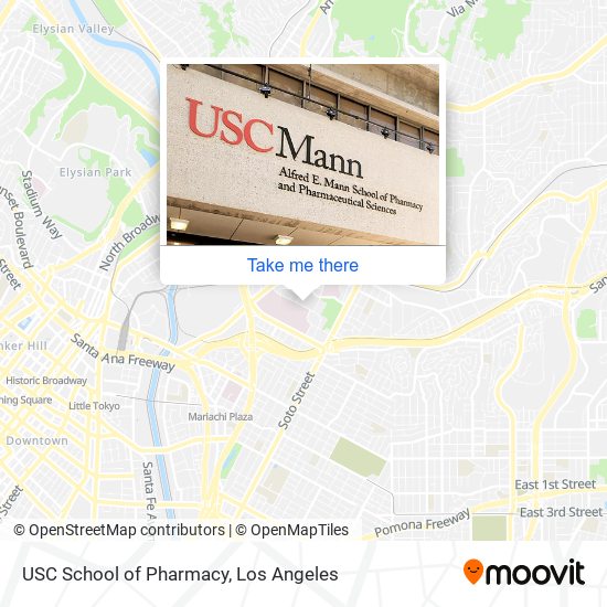 USC School of Pharmacy map