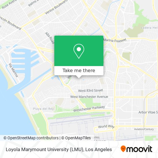 loyola marymount university map