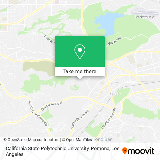 California State Polytechnic University, Pomona map