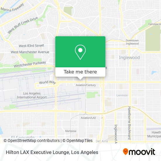 Mapa de Hilton LAX Executive Lounge