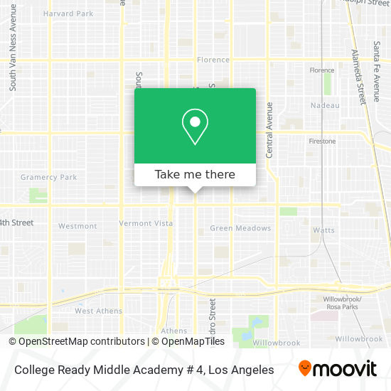 College Ready Middle Academy # 4 map