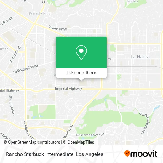 Rancho Starbuck Intermediate map