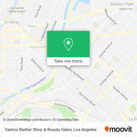 Santos Barber Shop & Beauty Salon map