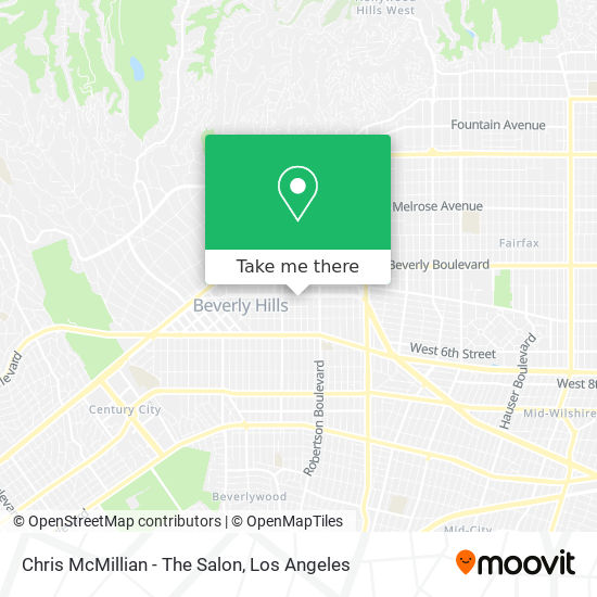 Mapa de Chris McMillian - The Salon