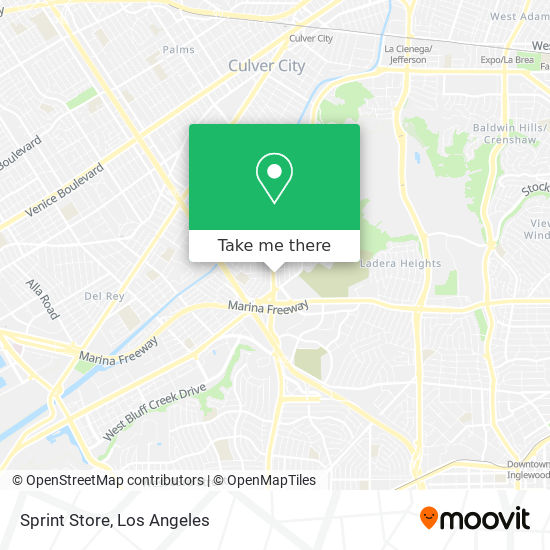 Sprint Store map