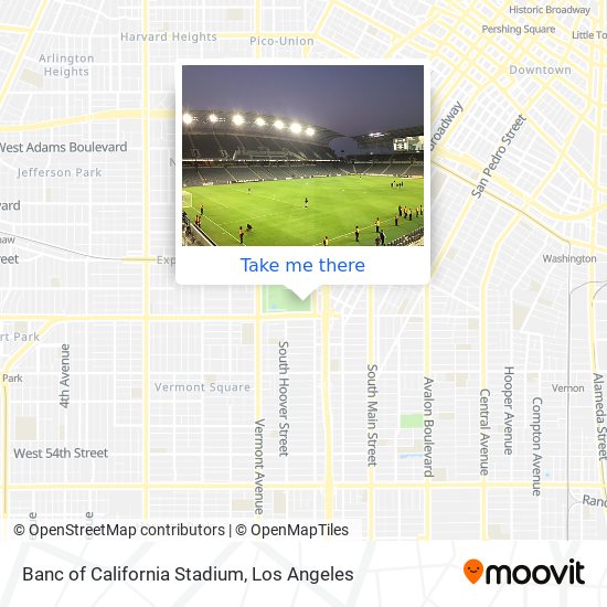 Banc of California Stadium map