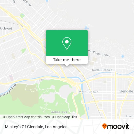 Mickey's Of Glendale map