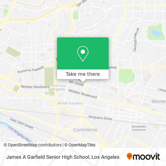 Mapa de James A Garfield Senior High School