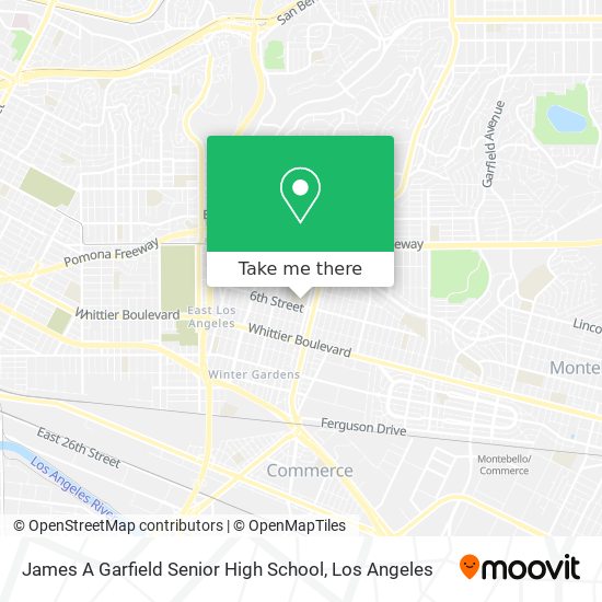 James A Garfield Senior High School map