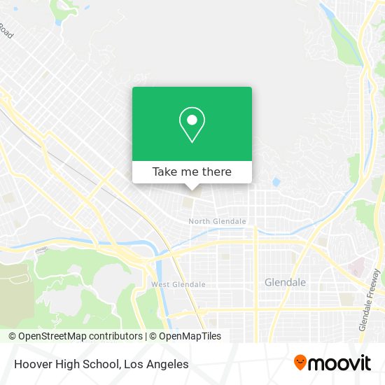 Hoover High School map