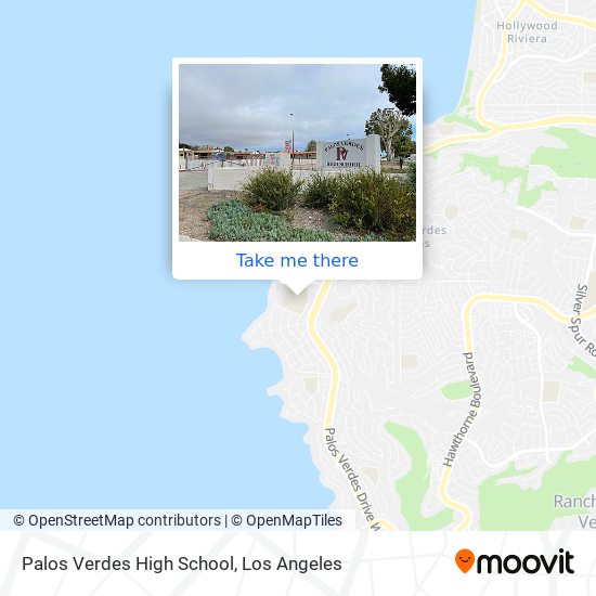 Palos Verdes High School map