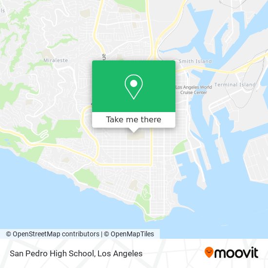 San Pedro High School map