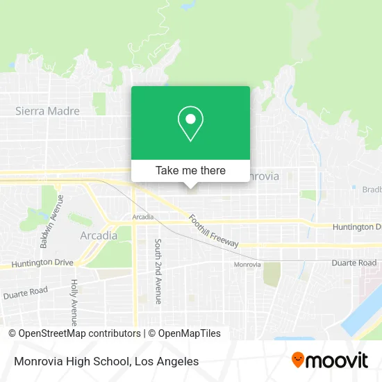 Monrovia High School map