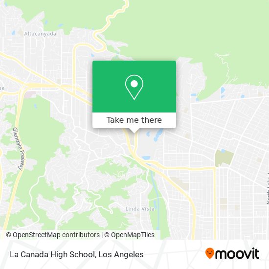 Mapa de La Canada High School