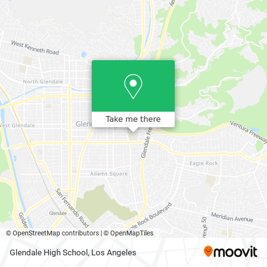 Glendale High School map