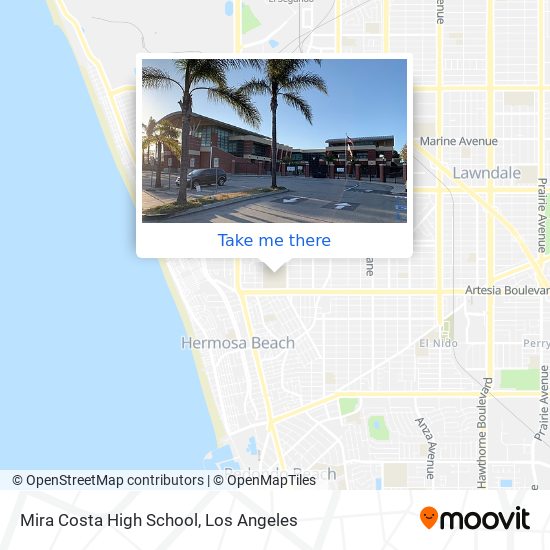 Mira Costa High School map