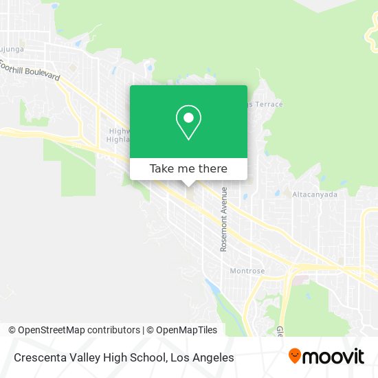 Crescenta Valley High School map