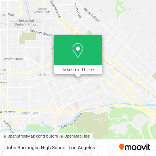 Mapa de John Burroughs High School